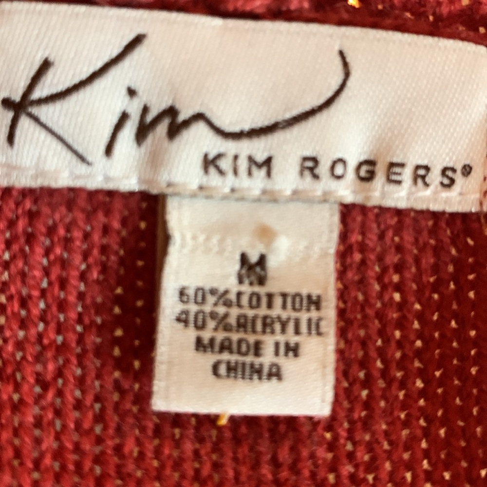 NWT KIM ROGERS sweater coat - Picture 8 of 8